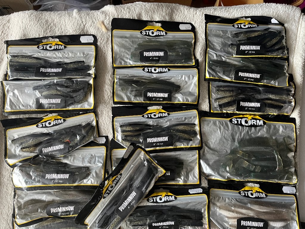 adv 918 / NIEUW mixset 23 pakjes shads STORM, Ophalen of Verzenden, Nieuw, Overige typen