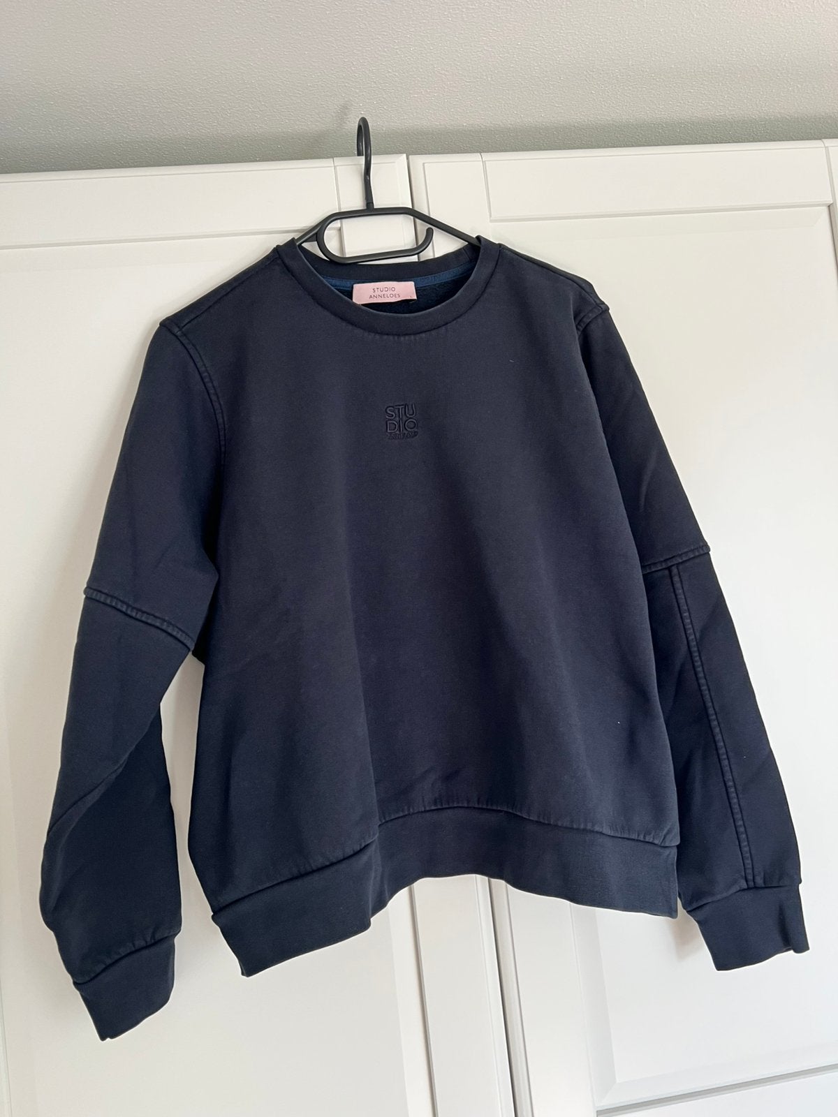 Studio anneloes pleuni sweater trui L/XL donkerblauw, Blauw, Maat 46/48 (XL) of groter, Ophalen of Verzenden, Zo goed als nieuw