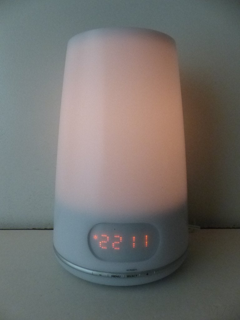 Philips HF3476 Wake up Light met FM radio, Witgoed en Apparatuur, Ophalen of Verzenden, Gebruikt, Digitaal