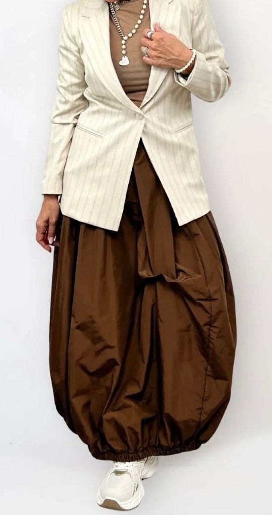 Jurerê asymmetrische ballon rok bruin maat S, Maat 38/40 (M), Bruin, Verzenden, Jurerê