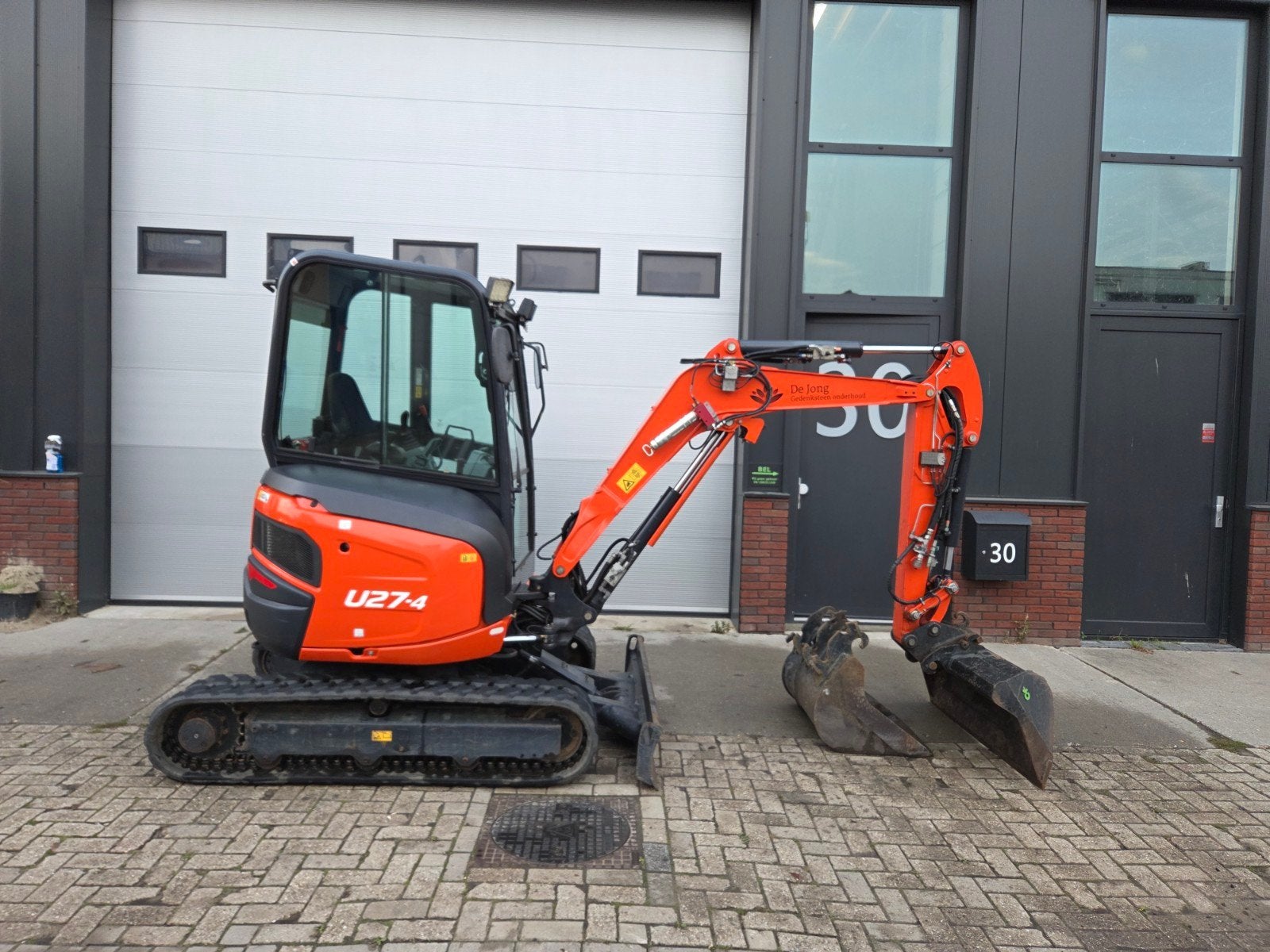 Kubota U27-4, 1.837 draaiuren, automatisch smeringssysteem, Zakelijke goederen, Ophalen, Graafmachine