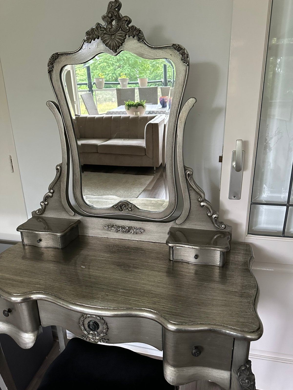 Barokstyle kaptafel, Huis en Inrichting, Tafels | Kaptafels, Ophalen of Verzenden, 50 tot 100 cm, Minder dan 100 cm