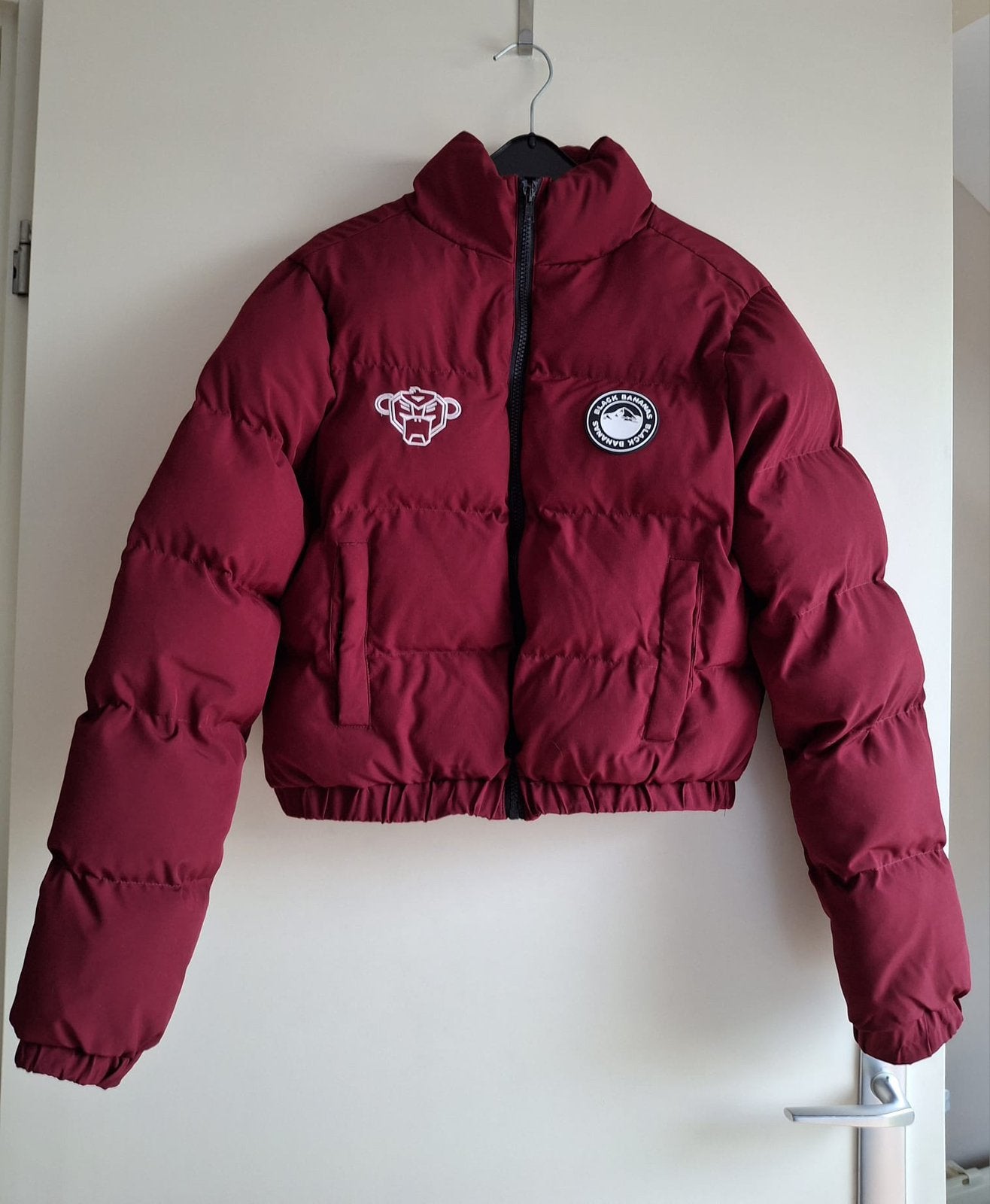Black Bananas jas maat XS puffer herfst bordeau rood, Ophalen of Verzenden, Zo goed als nieuw, Maat 34 (XS) of kleiner, Rood