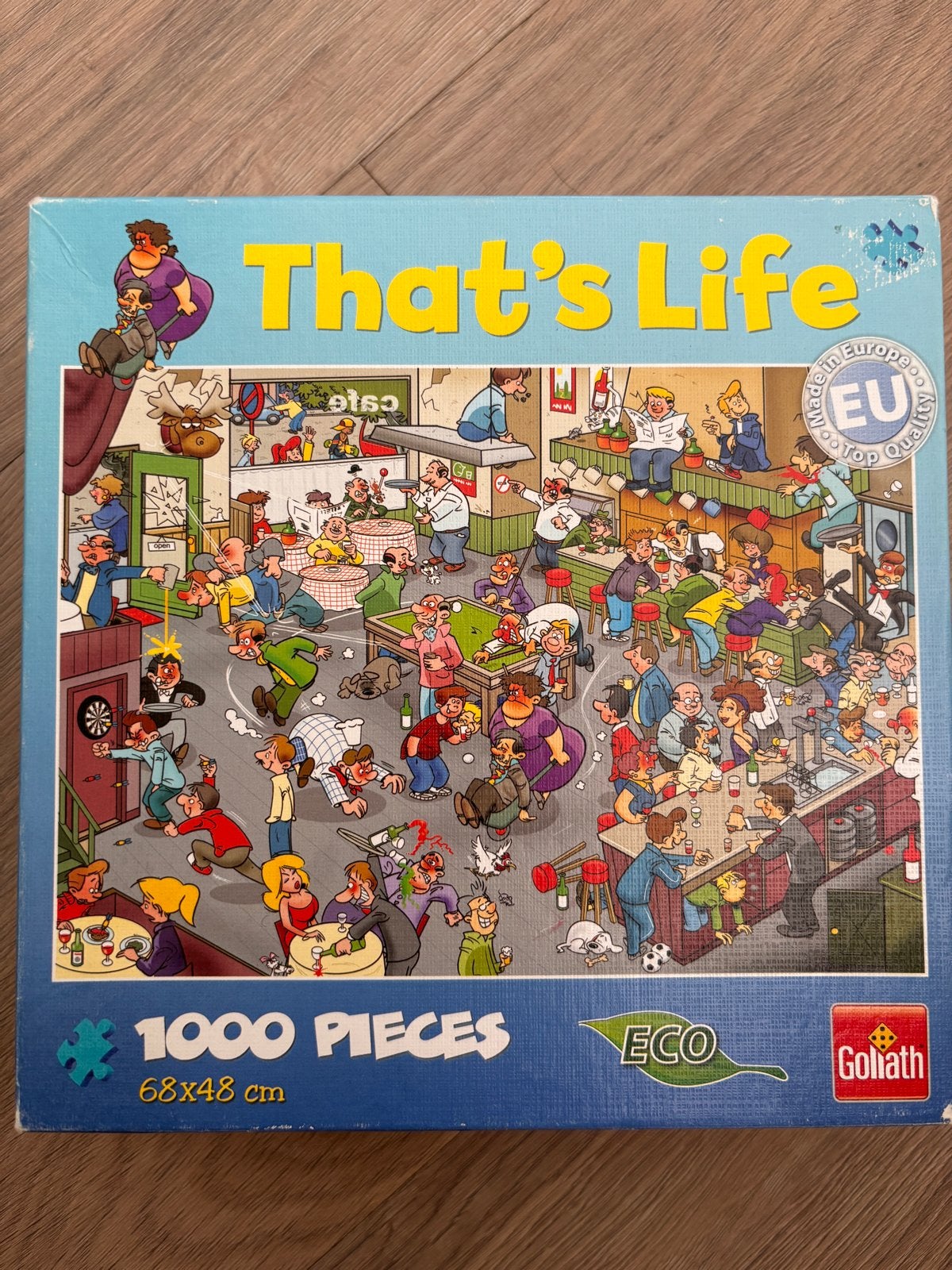 That's Life Legpuzzel 1000 stukjes - Café/Kantoor, Ophalen, 500 t/m 1500 stukjes, Gebruikt, Legpuzzel
