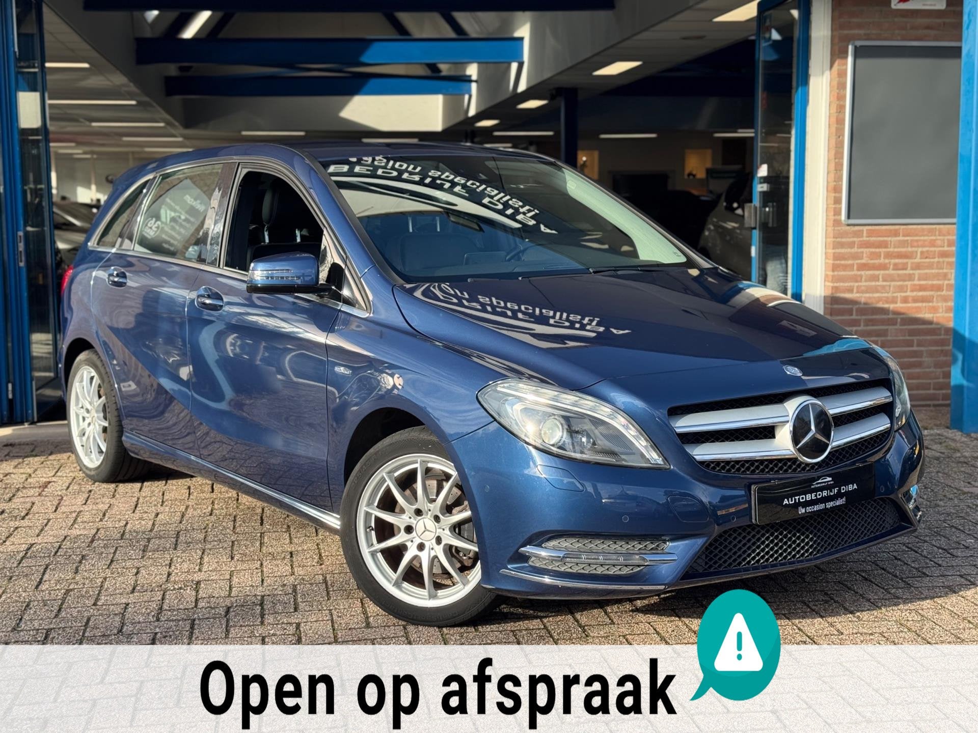 Mercedes-Benz B-klasse 180 Ambition 2012 AUT NAVI CLIMA NAP, Auto's, Euro 5, Gebruikt, 4 cilinders, Blauw