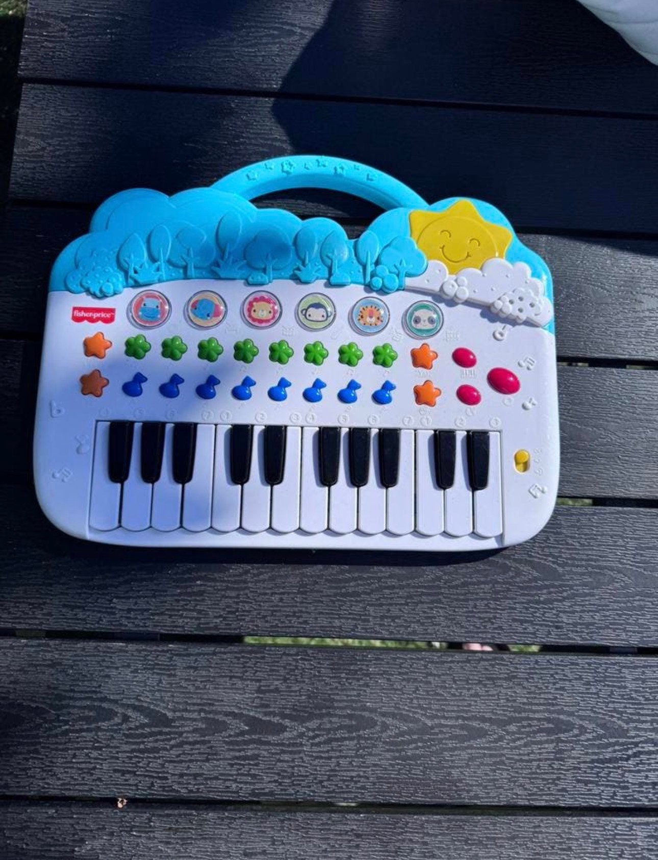 Fisher-Price baby piano / speelgoed keyboard - met geluid, Ophalen of Verzenden, Zo goed als nieuw, Speelset, Met geluid