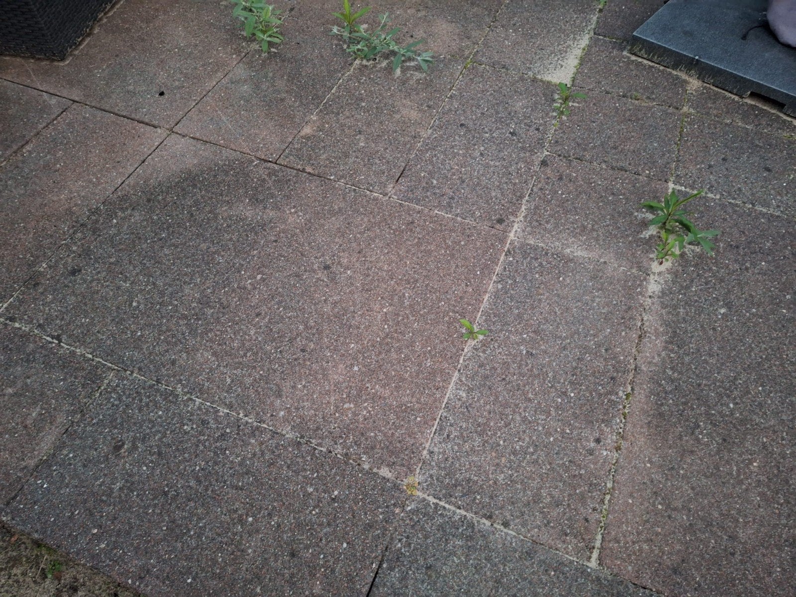 Gratis betontegels 7cm dik, Ophalen, Gebruikt, Beton, Terrastegels