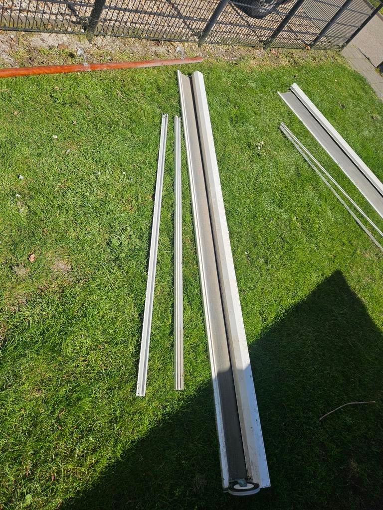 Zonnneschermen voor buiten, Tuin en Terras, Ophalen, Gebruikt, 150 tot 300 cm, 250 cm tot 450 cm
