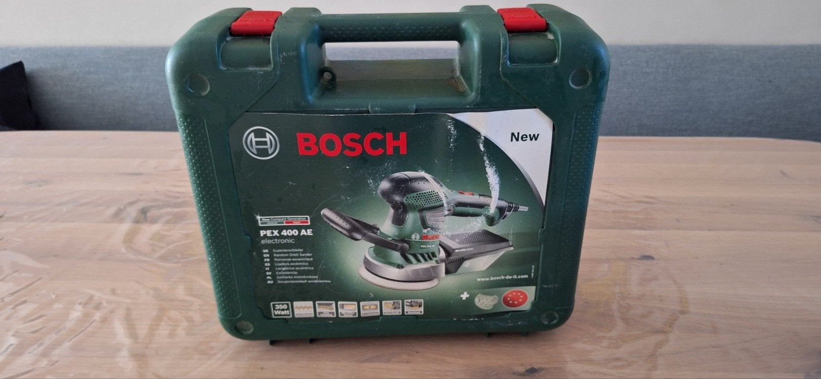 Bosch PEX 400 AE Excentrische Schuurmachine, Ophalen, Gebruikt, Minder dan 600 watt, Excentrische schuurmachine