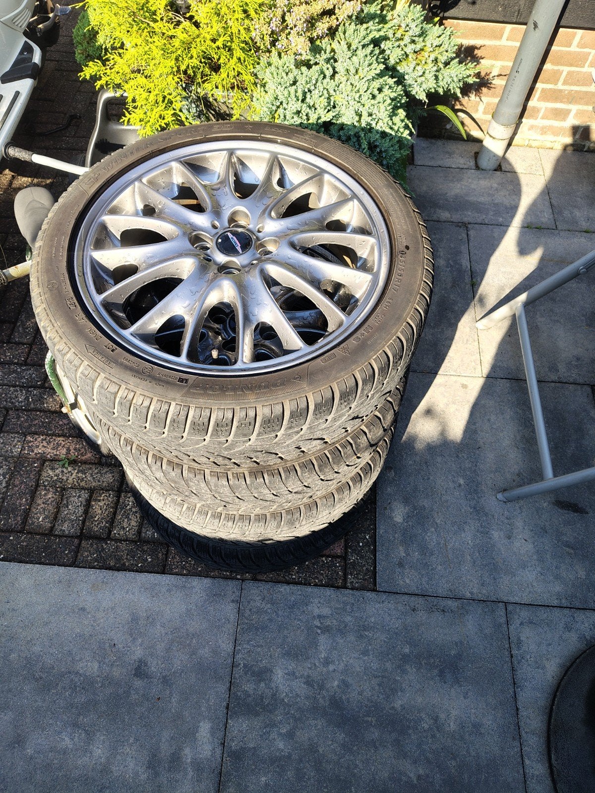min cooper, Ophalen, Gebruikt, Banden en Velgen, 17 inch