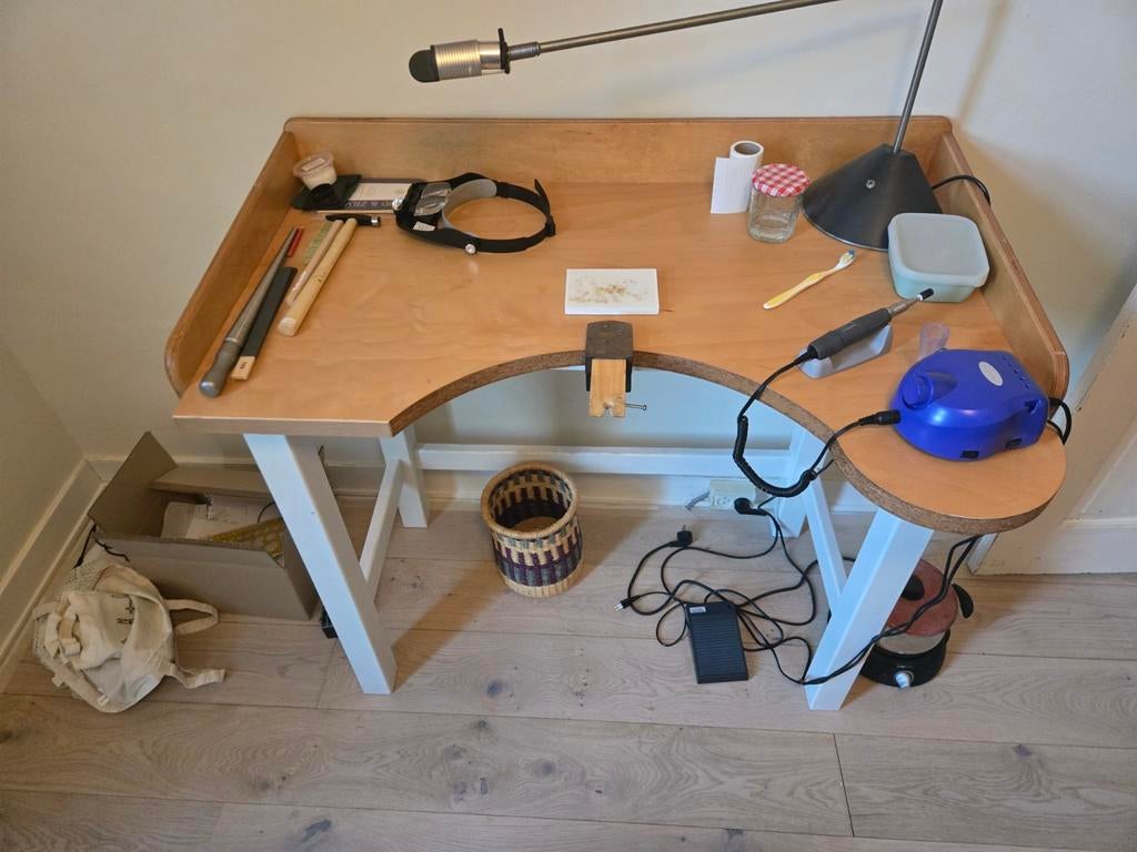 Nette stavelij / werkbank, Ophalen of Verzenden, Zo goed als nieuw