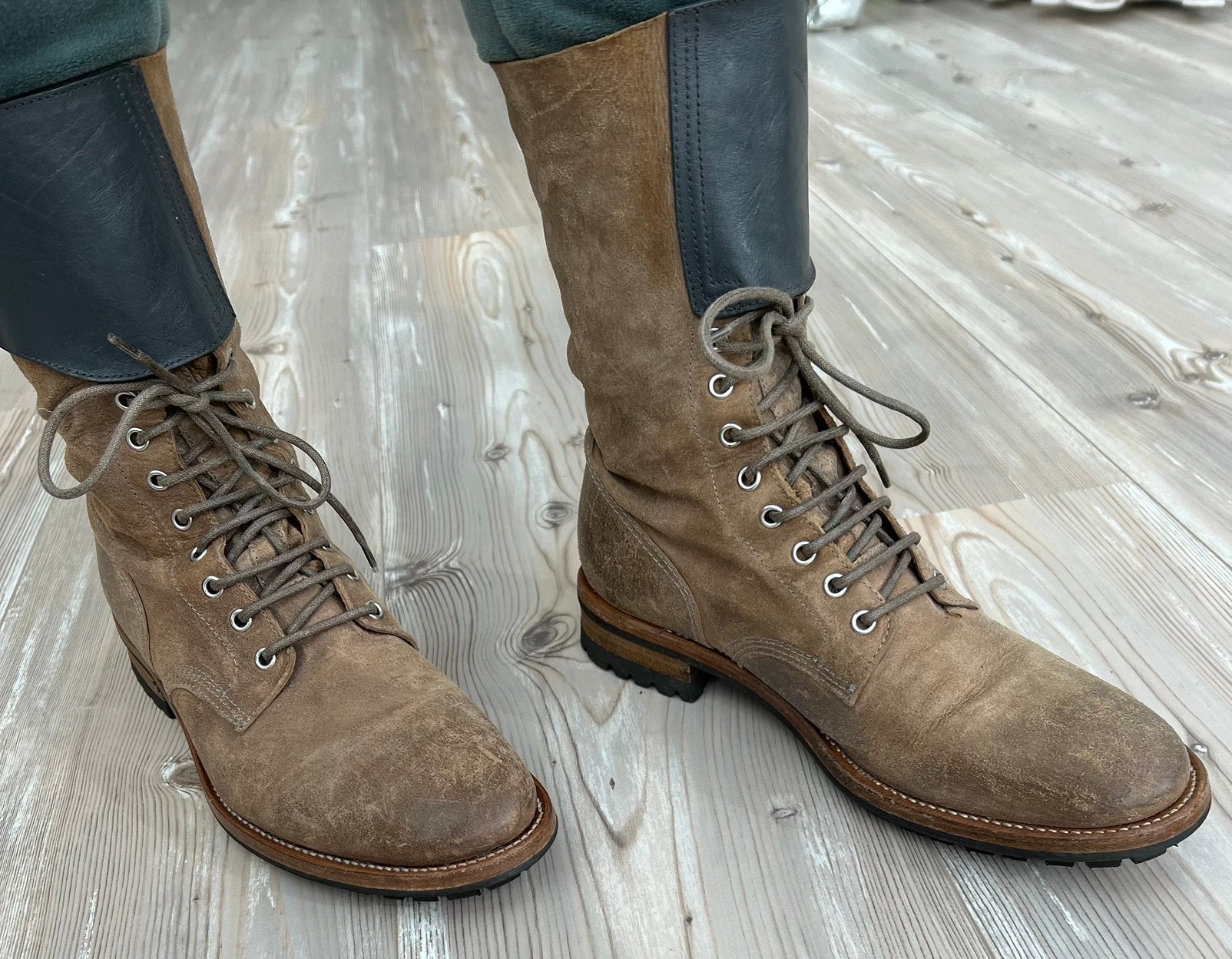 Nieuwe Red Ear laarzen, leer maat 42 (unisex), Bruin, Nieuw, Ophalen of Verzenden, Regenlaarzen