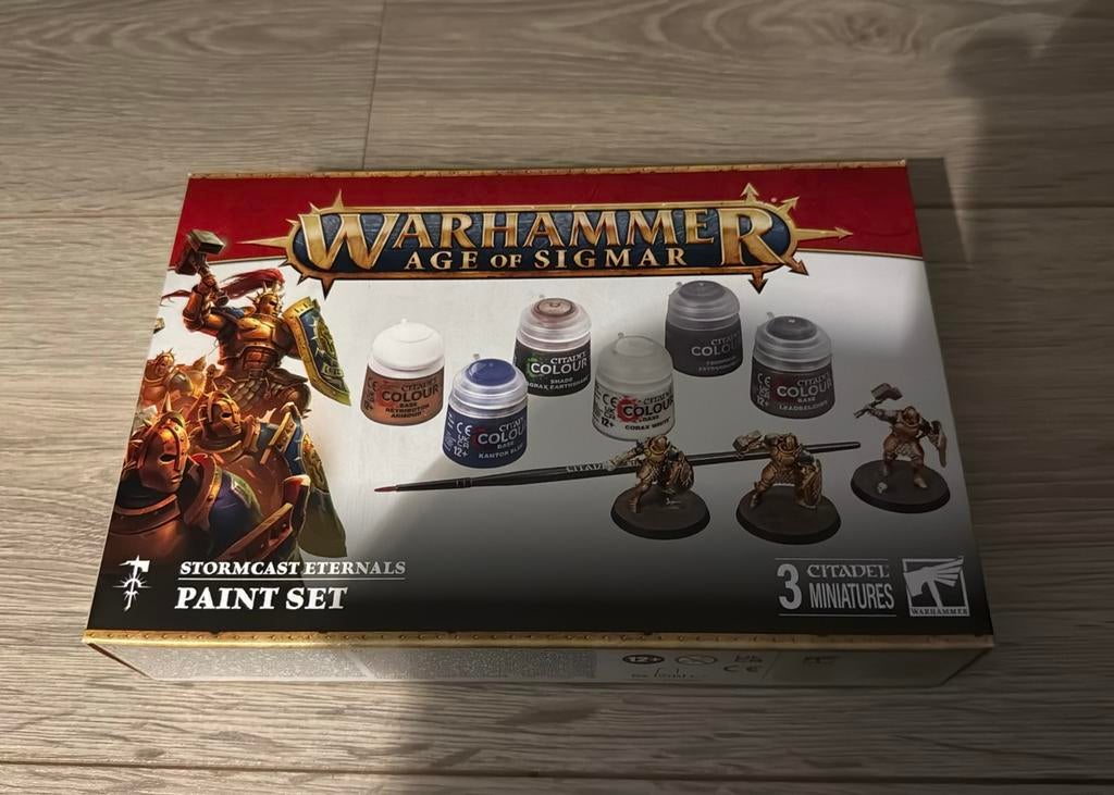 Warhammer Age Of Sigmar Stormcast Eternals Paint Set (nieuw), Hobby en Vrije tijd, Wargaming, Ophalen of Verzenden, Zo goed als nieuw