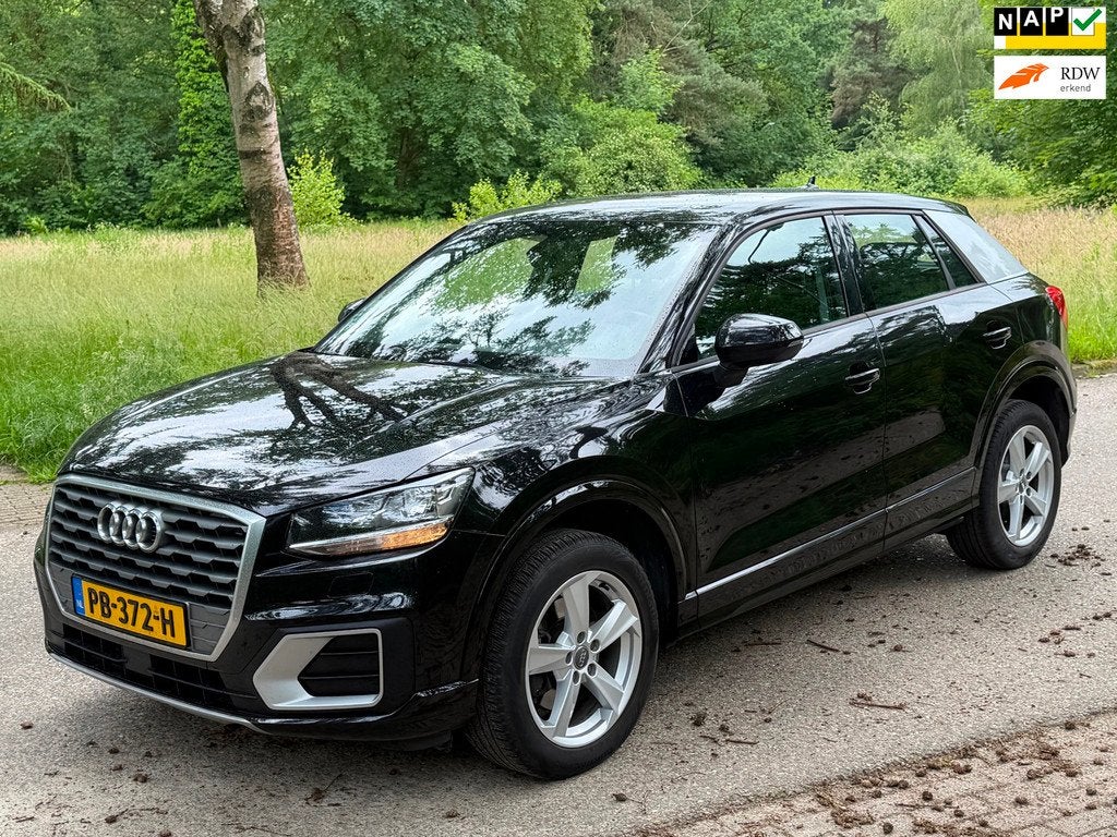 Audi Q2 1.6 TDI Sport Pro Line Zwart 2017, Voorwielaandrijving, Stof, Gebruikt, 4 cilinders