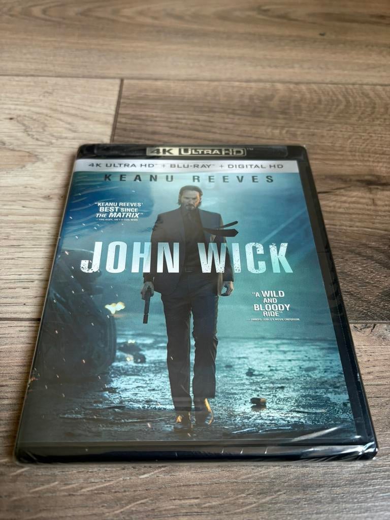 John Wick 4K *Nieuw in plastic* regio A US import, Ophalen of Verzenden, Zo goed als nieuw, Actie
