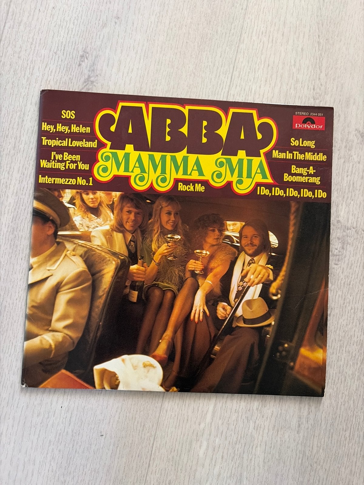 ABBA - Mamma Mia LP (Polydor, 1975), LP, Gebruikt, Pop, Ophalen of Verzenden