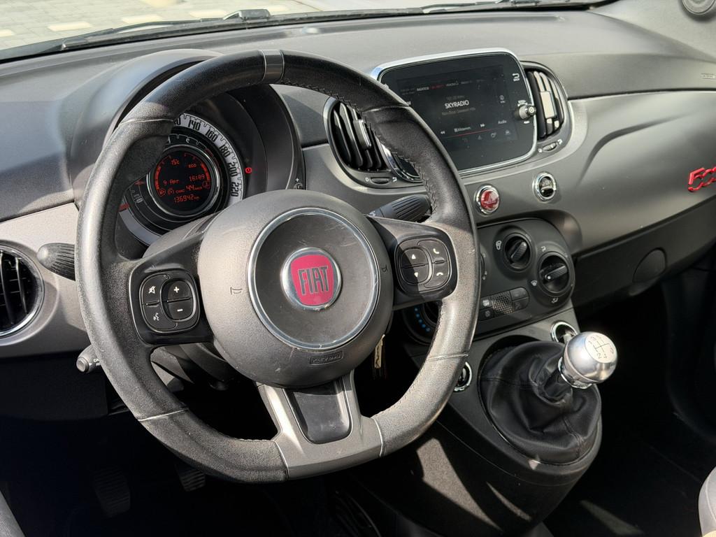 Fiat 500 0.9 TwinAir Turbo 500S | RIJKLAAR | Airco | Cruise, Voorwielaandrijving, Gebruikt, Leder en Stof, Origineel Nederlands