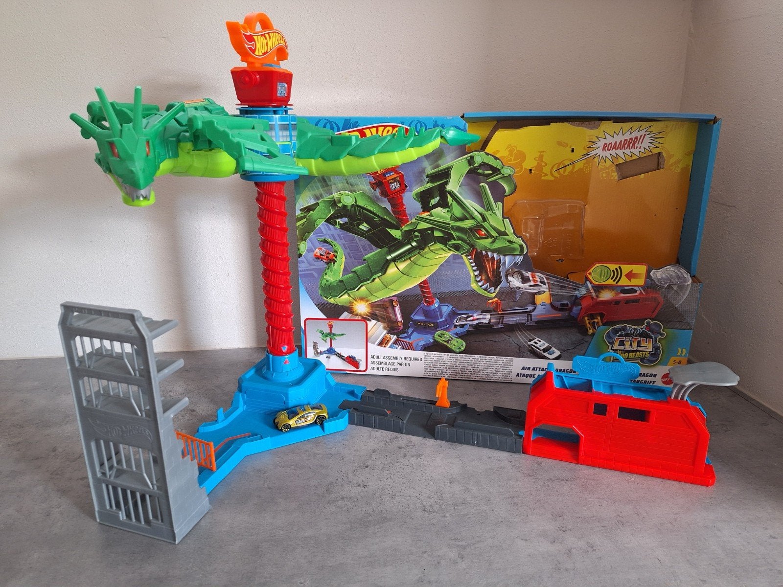 Hot Wheels City Air Attack, Ophalen, Racebaan, Zo goed als nieuw, Hot Wheels