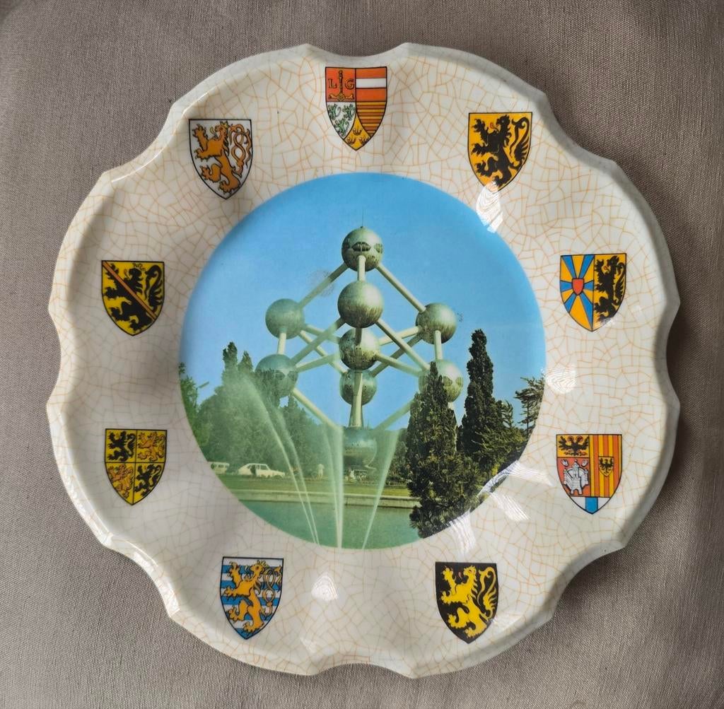 Wandbord Atomium, Ophalen of Verzenden, Zo goed als nieuw