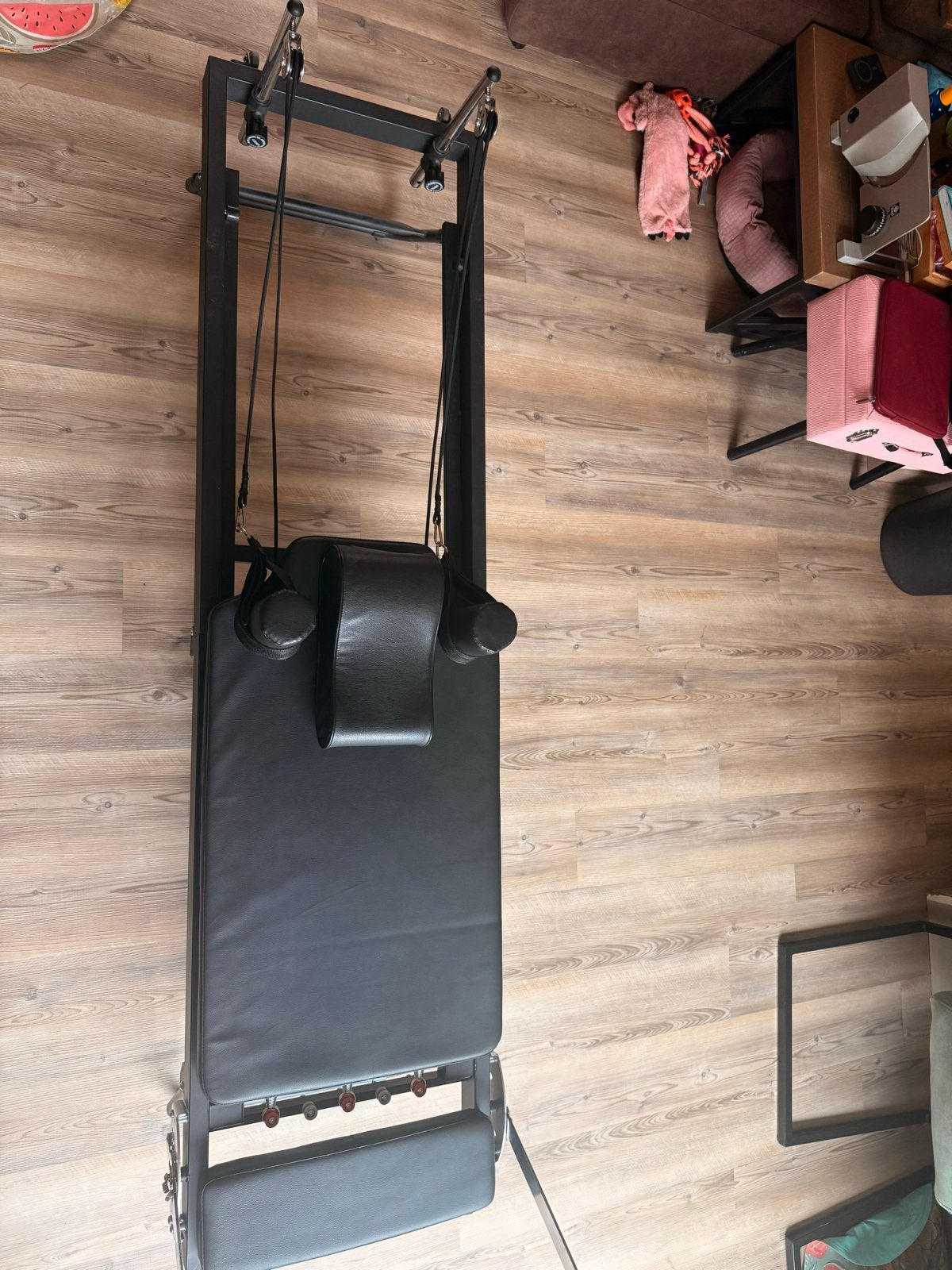 Pilates Reformer inklapbaar en Long Box, Ophalen, Zo goed als nieuw, Benen, Overige typen