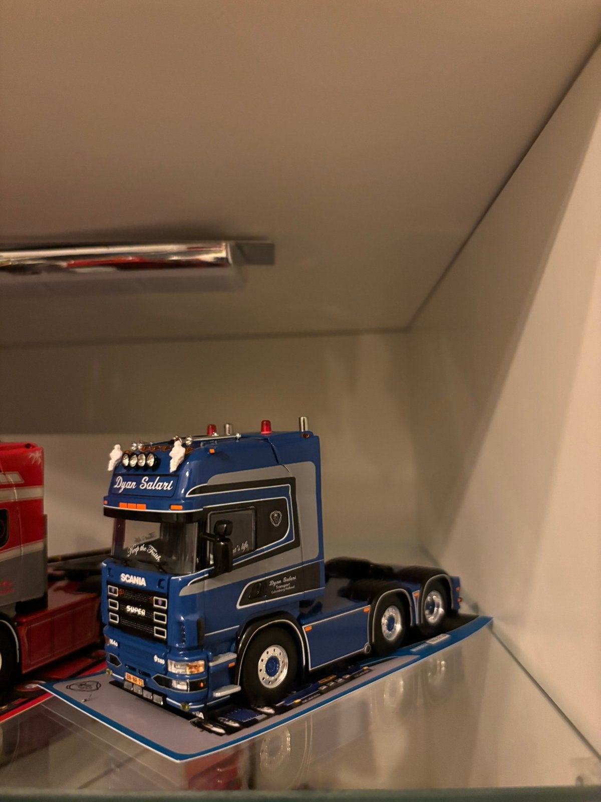 WSI Scania R4 Dyan Salari, Ophalen of Verzenden, Zo goed als nieuw, Bus of Vrachtwagen, Wsi