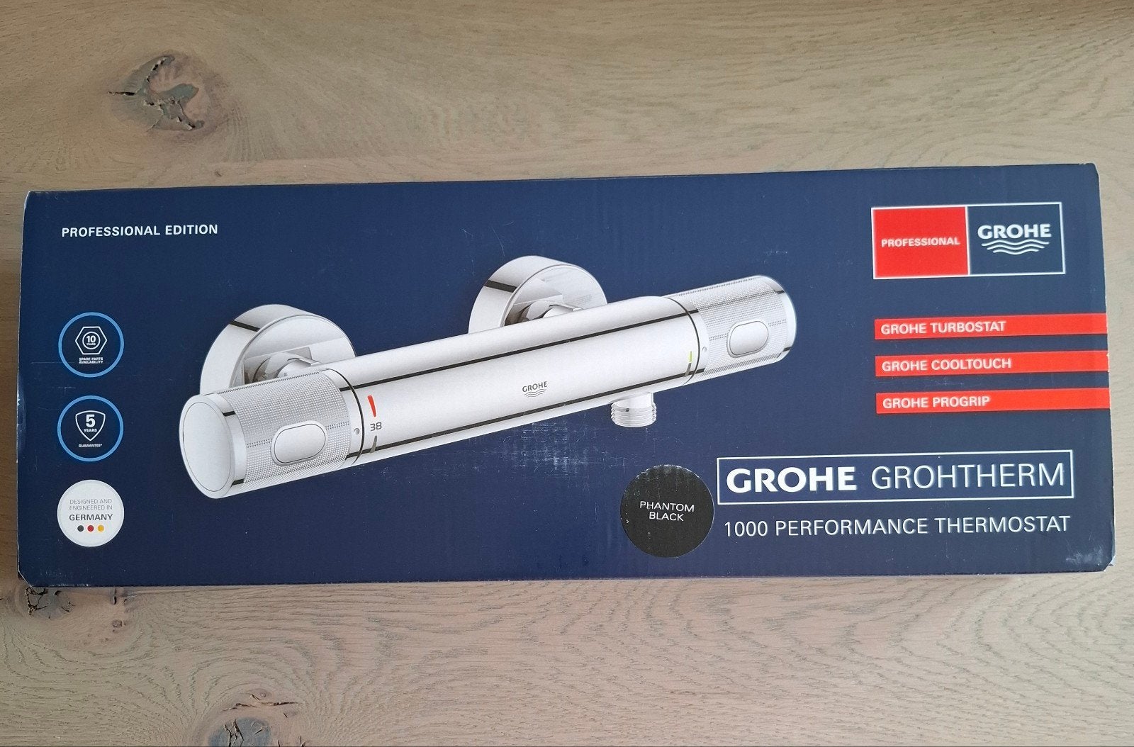 Grohe Grohtherm 1000 Performance Douchemengkraan Nieuw, Ophalen of Verzenden, Nieuw, Rvs, Douche
