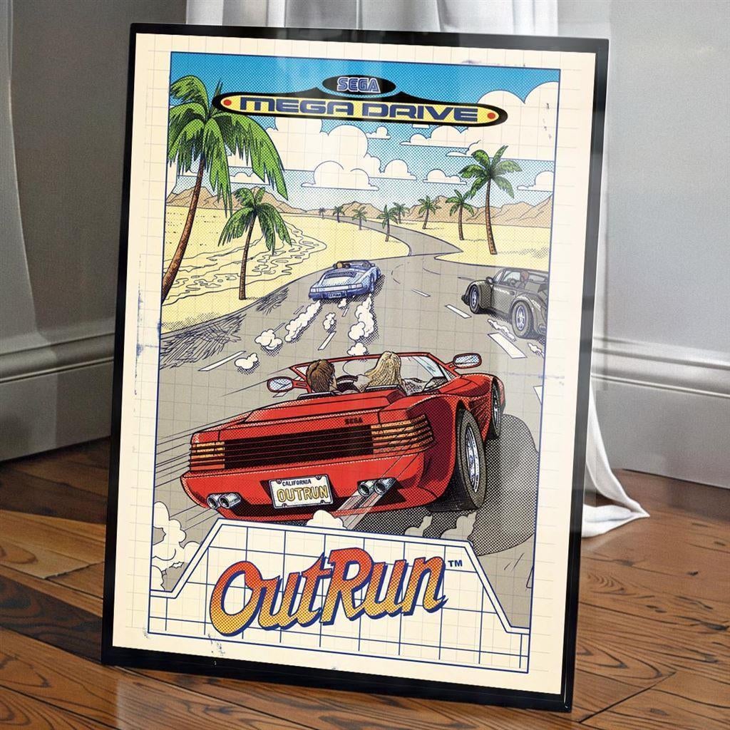 OUTRUN, Verzamelen, Posters, Nieuw, Overige onderwerpen, A1 t/m A3, Verzenden