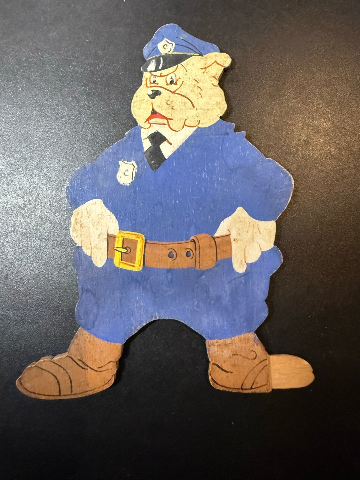Bullebak, een houten Toonder figuur van Bommel en Tom Poes, Ophalen of Verzenden, Gebruikt