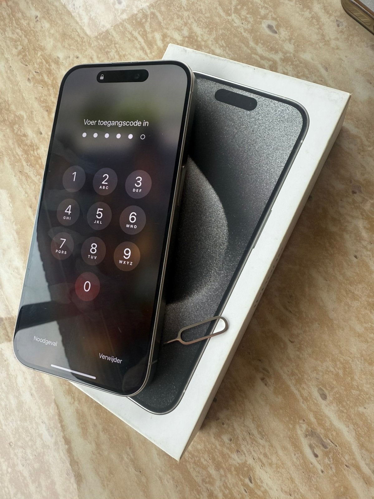 iphone 15 pro, Telecommunicatie, Mobiele telefoons | Apple iPhone, 128 GB, Ophalen of Verzenden, Zo goed als nieuw, Zilver