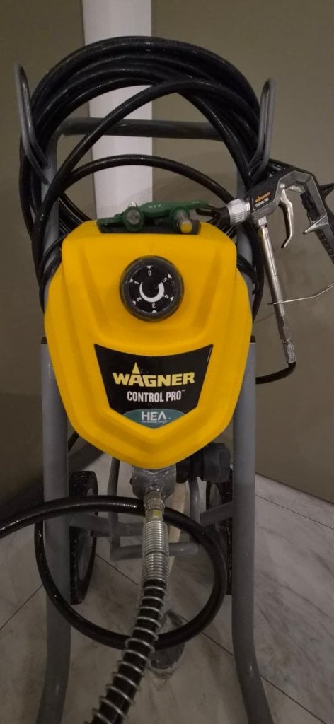 Wagner Control Pro 350M Airless Verfspuit Huren, Ophalen, Zo goed als nieuw, Verfspuit of Verfpomp