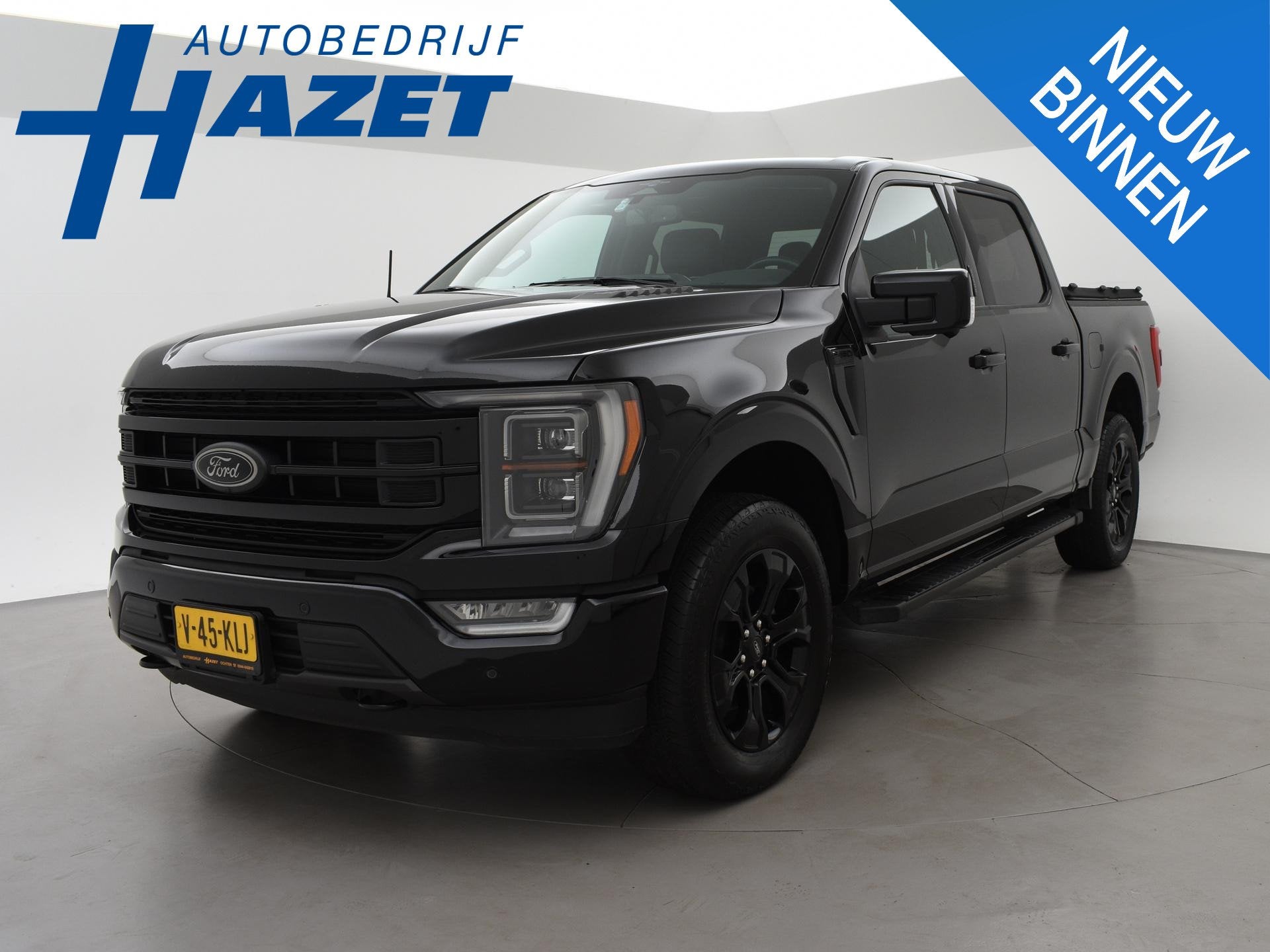 Ford USA F150 LARIAT 5.0 V8 401 PK LPG + B&O | 360 CAMERA |, Auto's, Automaat, Gebruikt, Zwart, Origineel Nederlands