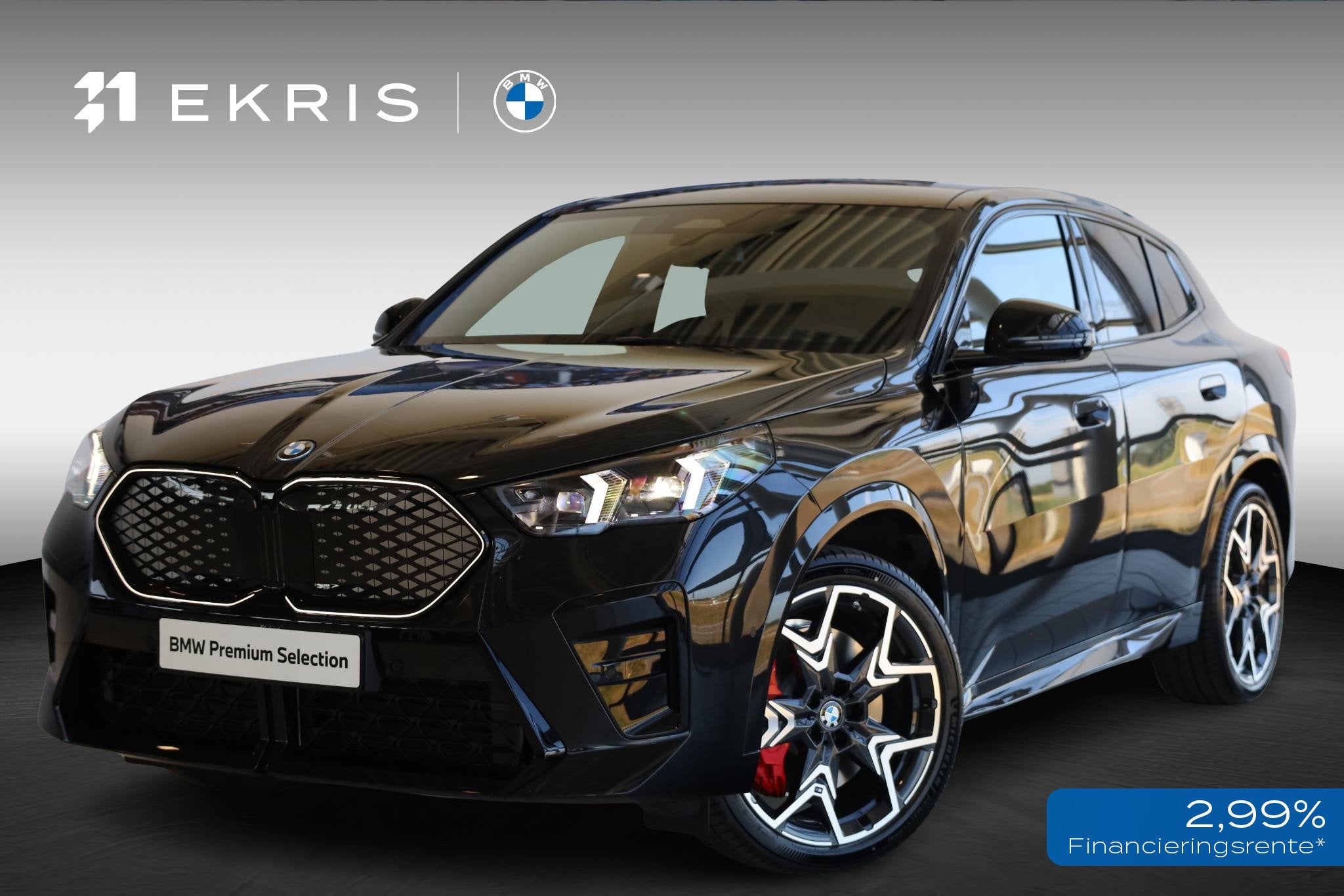BMW iX2 eDrive20 | M Sport Pro | Panoramadak | Harman/Kardon, Auto's, IX2, Met garantie (alle), Zwart, 204 pk