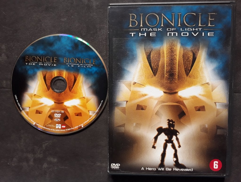 DVD - Bionicle - Mask of Light - The Movie - Film, Avontuur, Engels, Alle leeftijden, Nederlands