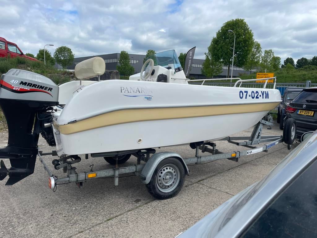 Aquamar Panaria + Marinier 40 pk EFI, Ophalen, Zo goed als nieuw