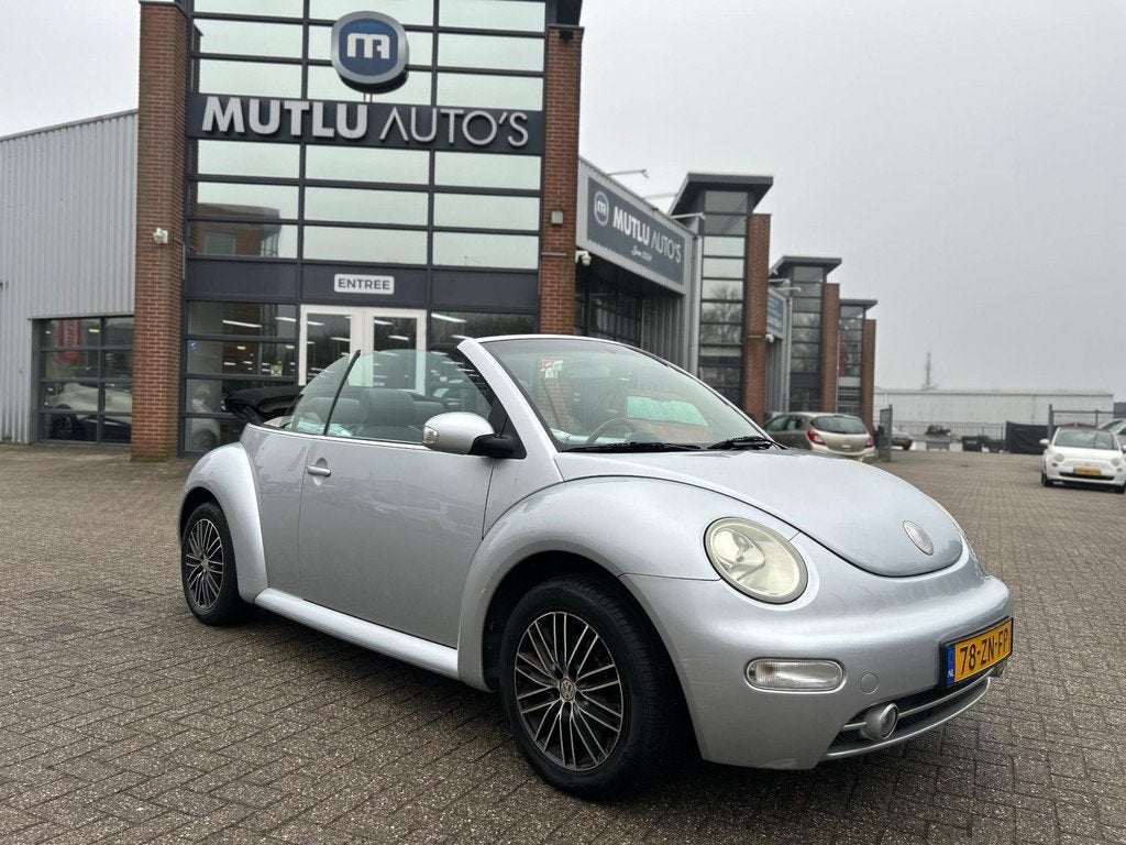 Volkswagen New Beetle Cabriolet 1.4 Highline Airco Stoelvrmn, Auto's, Volkswagen, Voorwielaandrijving, Gebruikt, Beetle (Kever)