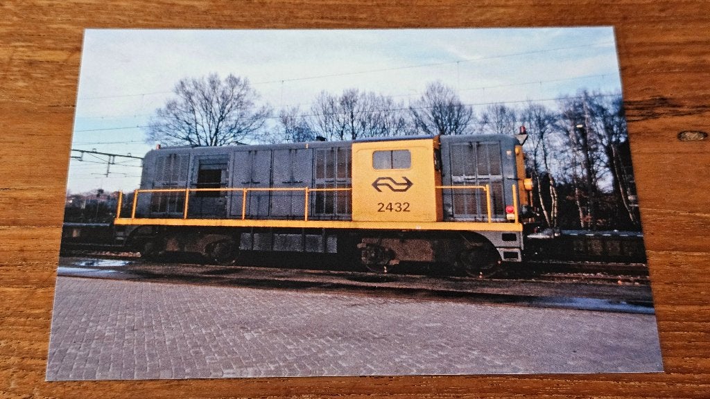 Foto TREIN NS Nederlandse Spoorwegen Diesel Loc 2432, Verzenden, Gebruikt, Trein, Overige typen