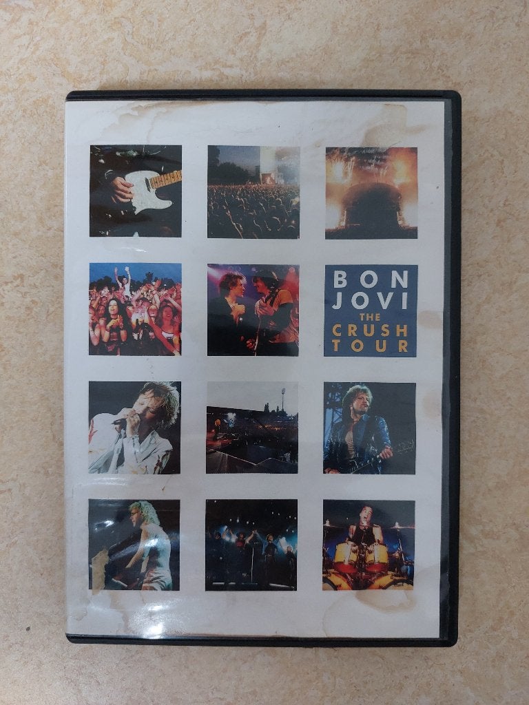 Bon Jovi - The Crush Tour DVD, Alle leeftijden, Ophalen of Verzenden, Zo goed als nieuw, Concert
