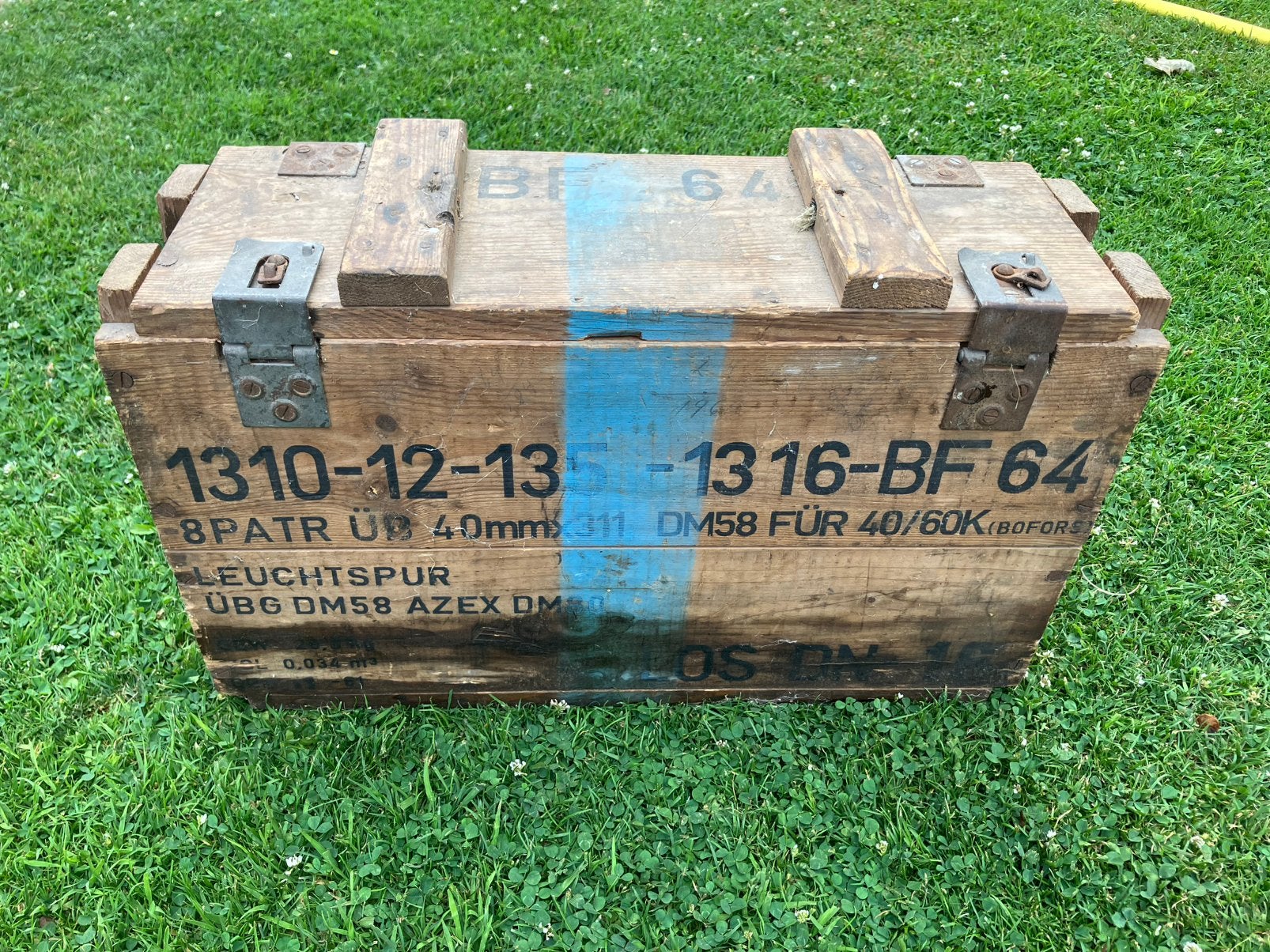 Houten munitiekist 40 mm, Verzamelen, Militaria | Algemeen, Ophalen, Nederland