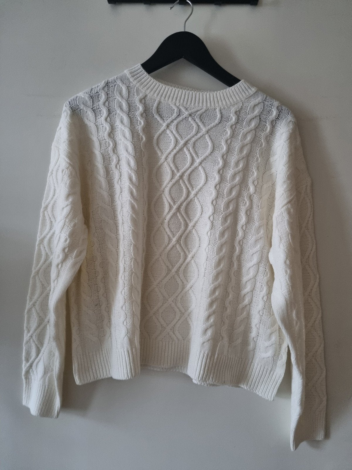 Witte kabeltrui van Zeeman, maat 42, Zeeman, Wit, Maat 42/44 (L), Nieuw