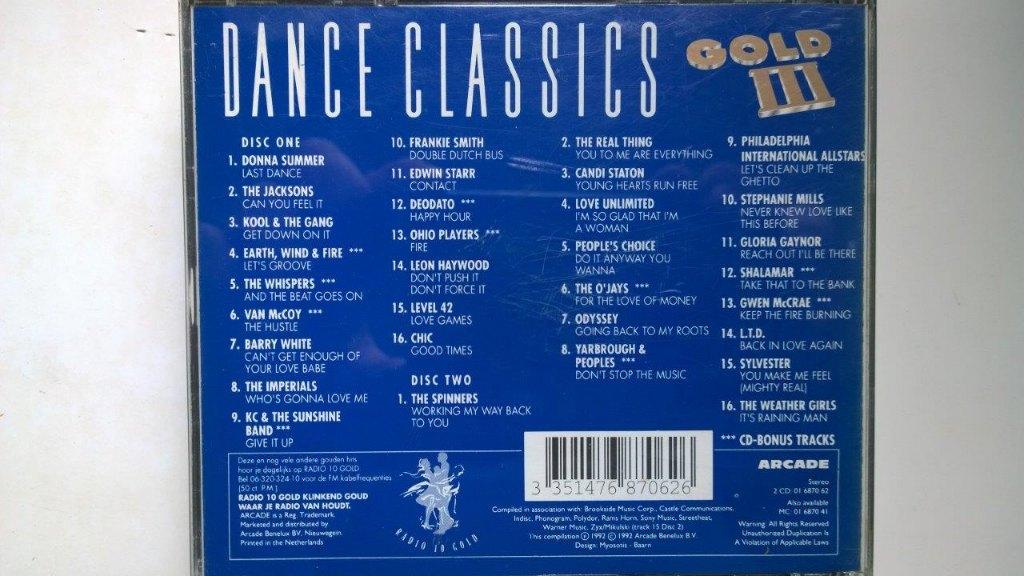 Dance Classics Gold Volume 3, Ophalen of Verzenden, Zo goed als nieuw