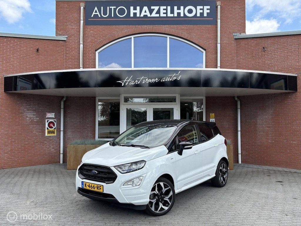 Ford EcoSport 1.0 EcoBoost Titanium ST-Line Automaat | Stoel, Auto's, Ford, 1263 kg, Gebruikt, Ecosport, Wit