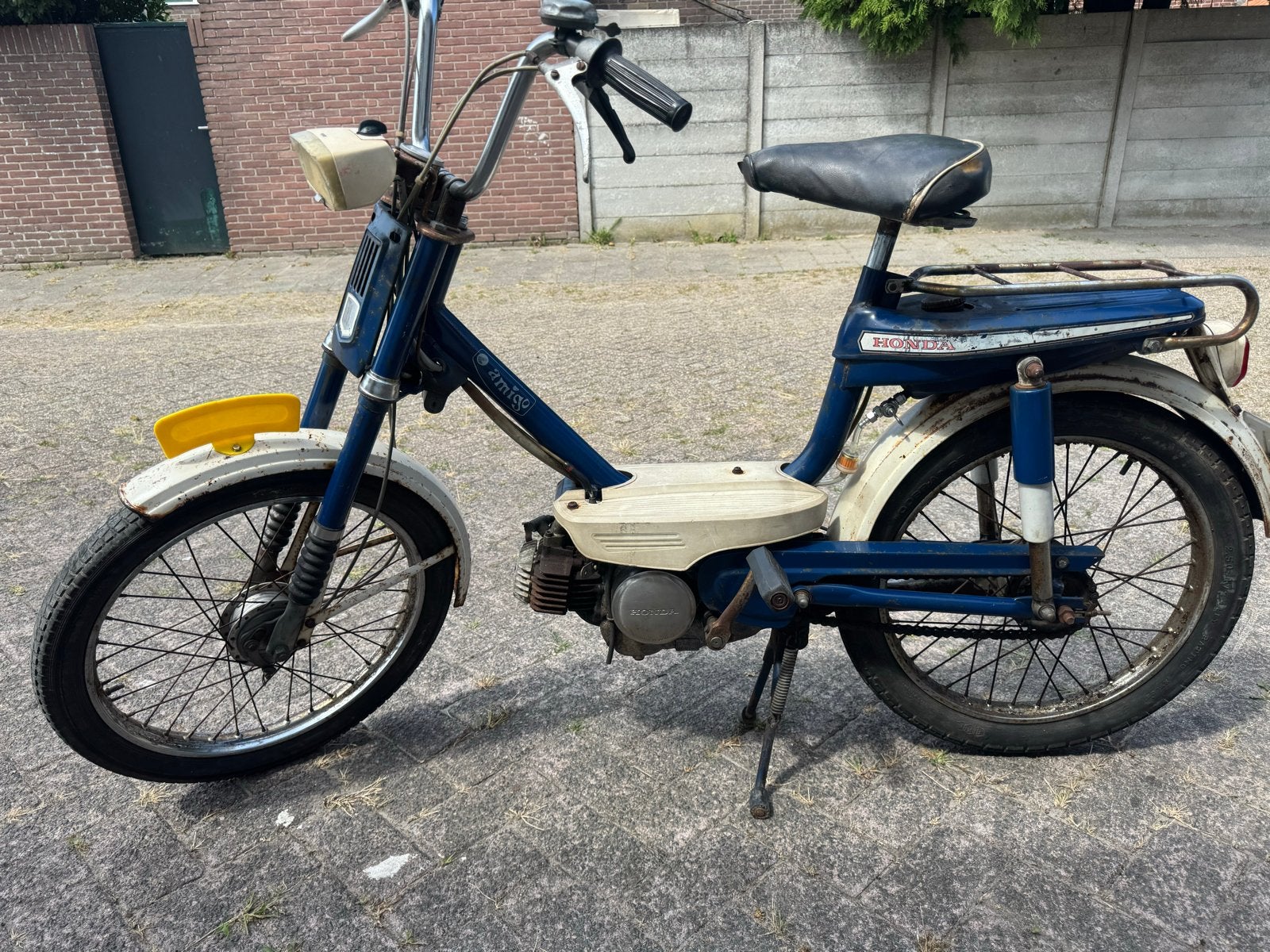 Honda Amigo PF50 met kenteken - Origineel en rijklaar, Ophalen, Gebruikt, Maximaal 45 km/u, Overige modellen
