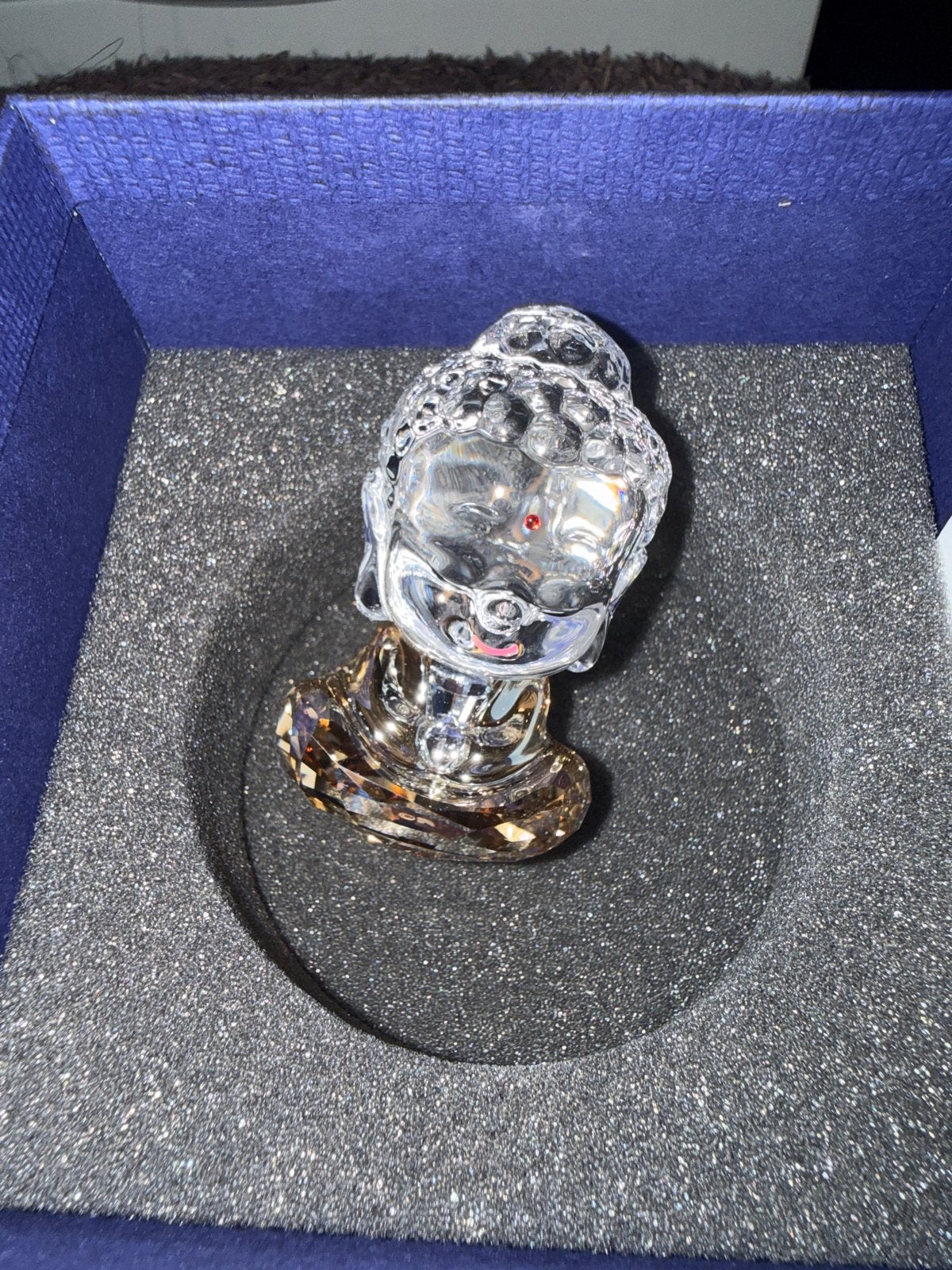 Swarovski Boeddha Kristal Figuur - Nieuw in Doos, Verzamelen, Swarovski, Verzenden, Zo goed als nieuw, Figuurtje