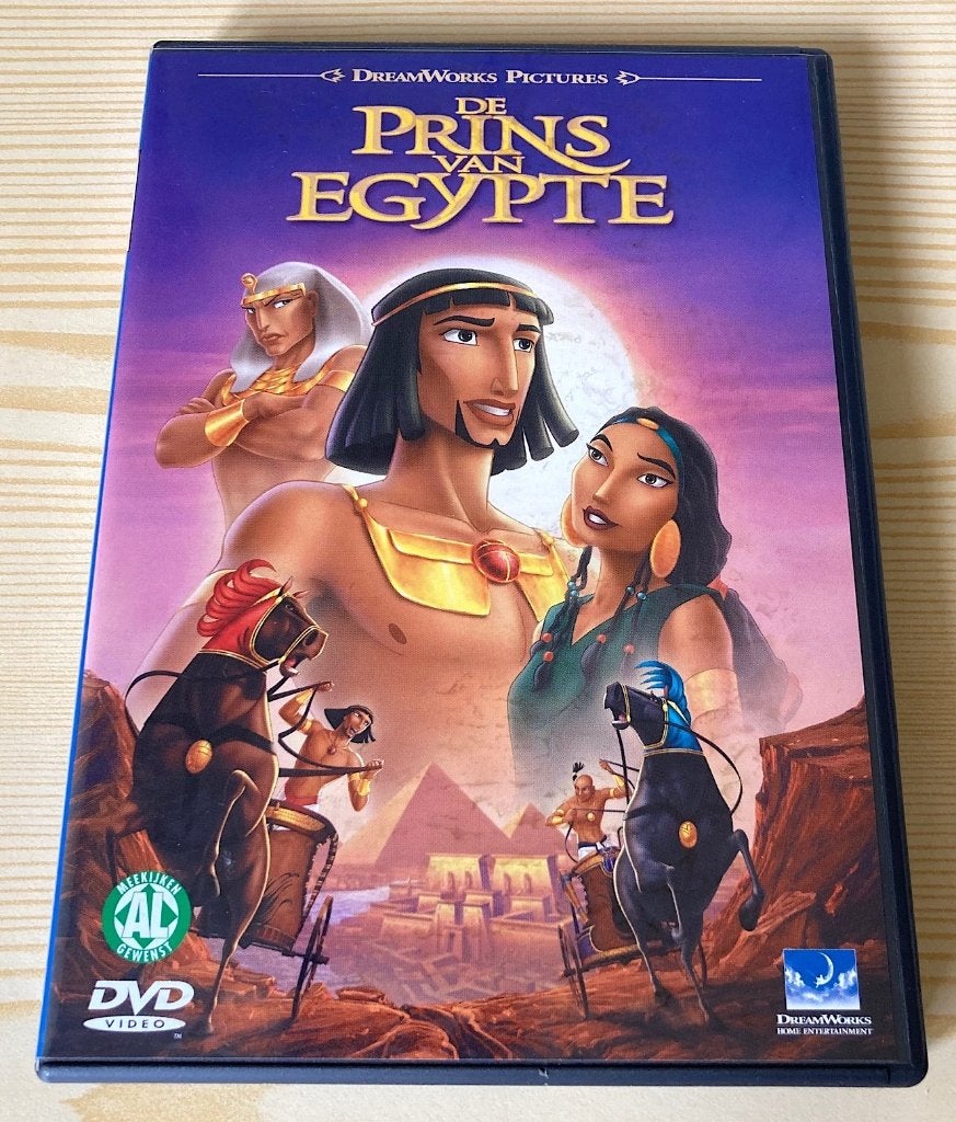 dvd De Prins van Egypte, Cd's en Dvd's, Ophalen, Tekenfilm, Zo goed als nieuw, Alle leeftijden