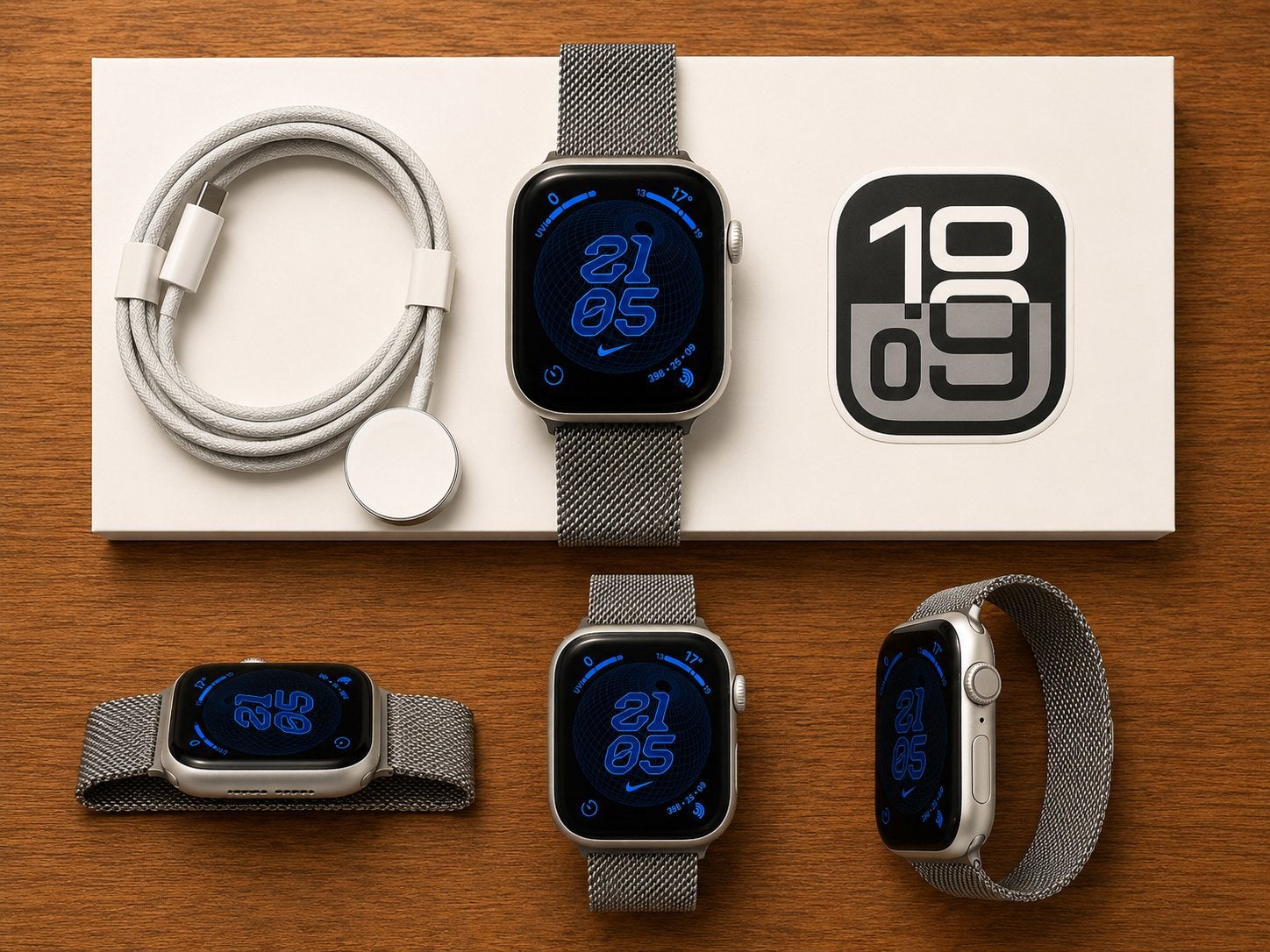 Apple Watch Series 10 GPS + Cellular 46mm | Factuur aanwezig, Apple Watch ⌚️, IOS, Ophalen of Verzenden, Zo goed als nieuw