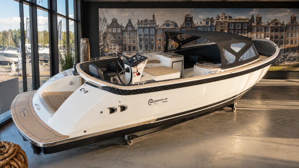 Waterspoor 808 Open | 195PK Yanmar diesel | Demo-aanbieding, Watersport en Boten, 3 m, Overige typen, 195 pk, Binnenboordmotor