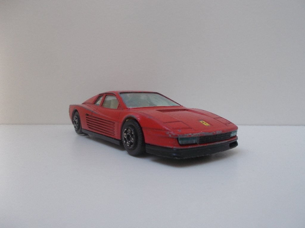 5483 Ferrari Testarossa Bburago (Burago) 1:43, Hobby en Vrije tijd, Ophalen of Verzenden, Gebruikt, Auto, Overige merken