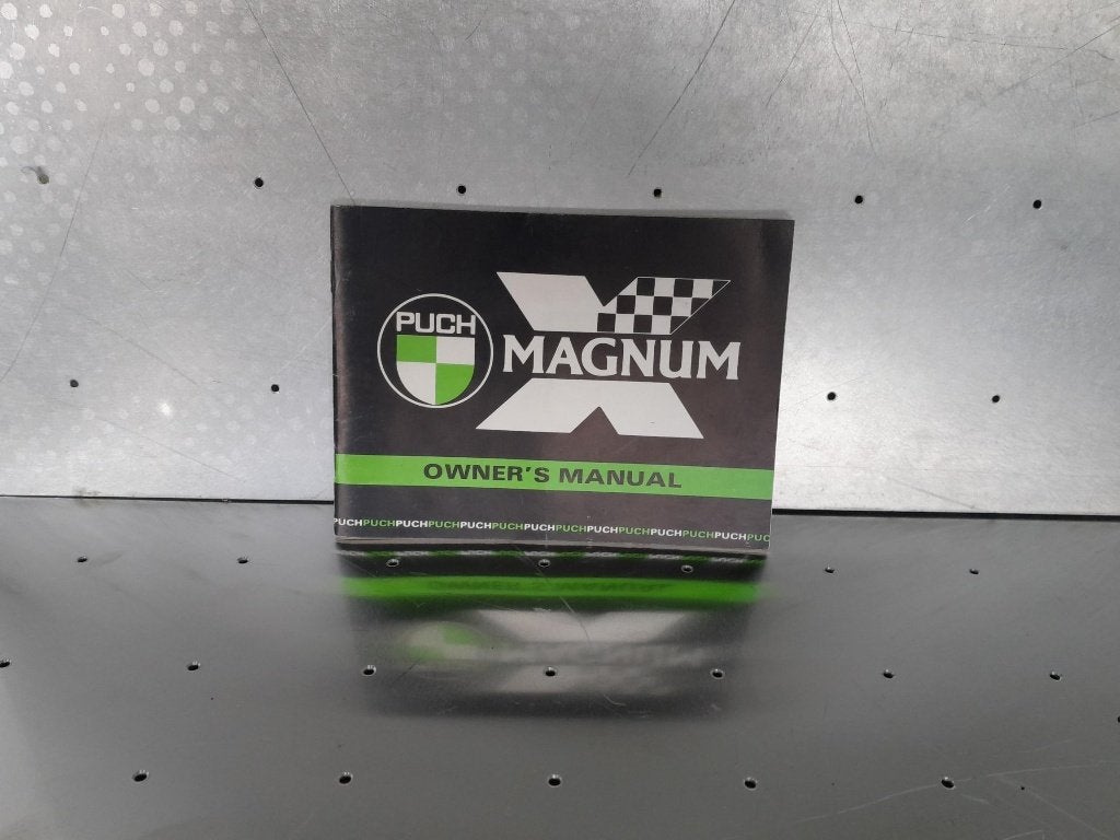 Puch Magnum owner's manual, Ophalen, Zo goed als nieuw
