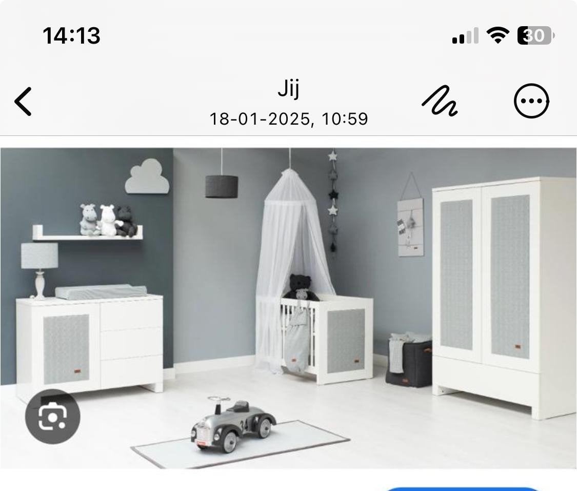 Complete Babypark Kidsmill Babykamer Set, Ophalen, Gebruikt, Jongetje of Meisje
