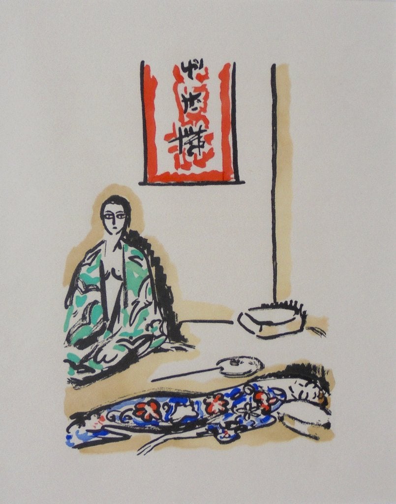 Kees van Dongen.Originele Pochoir! Gereserveerd., Ophalen